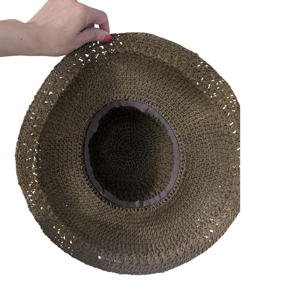 Ulla Johnson Marion Puff Sleeve Midi Dress & Straw Sun Hat Bundle Retail $520 - Picture 9 of 10